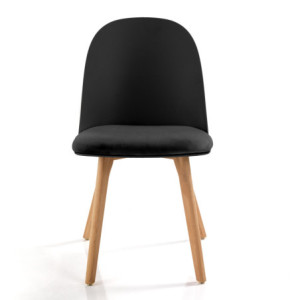 Zoom Sedia Jade Wood Black 50*60*49 Cm