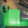 Cubo luminoso Indus LED multicolor solare 40x40x80 cm esterno