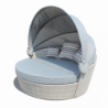Conchiglione Brasile in Polyrattan con Cuscini Giardino