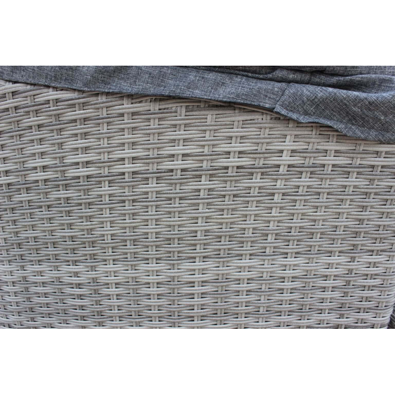 Conchiglione Brasile in Polyrattan con Cuscini Giardino
