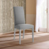 Sedia Lella Tessuto Grigio L74 P46 H103 Cm