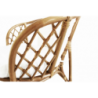 Salotto Bahamas 2 posti con cuscini in polyrattan marrone