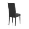 Sedia Lella Tessuto Antracite L74 P46 H103 Cm