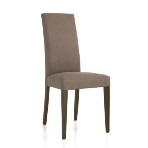Sedia Lella Tessuto Caffelatte L74 P46 H103 Cm