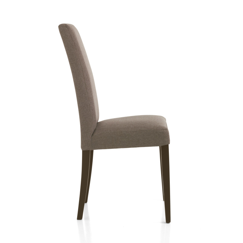 Sedia Lella Tessuto Caffelatte L74 P46 H103 Cm