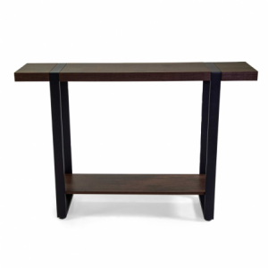 Zoom Mobile consolle Mudra legno noce e nerosmontato cm 120x30h81