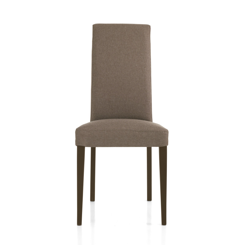 Sedia Lella Tessuto Caffelatte L74 P46 H103 Cm