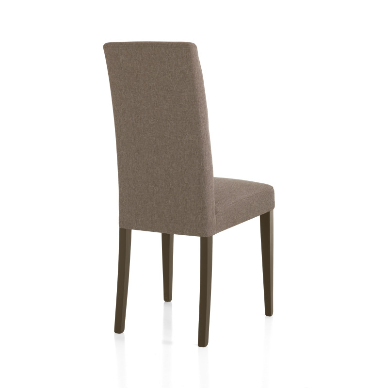 Sedia Lella Tessuto Caffelatte L74 P46 H103 Cm