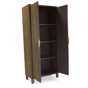 Zoom Mobile armadio legno Hakini 2 ante cm 80,5x40h185