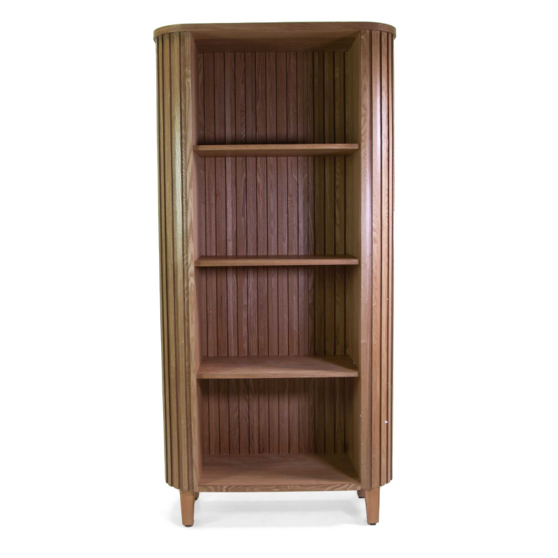 Mobile libreria legno Prana 4 ripiani cm 90x40h185