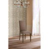 Sedia Lella Tessuto Caffelatte L74 P46 H103 Cm