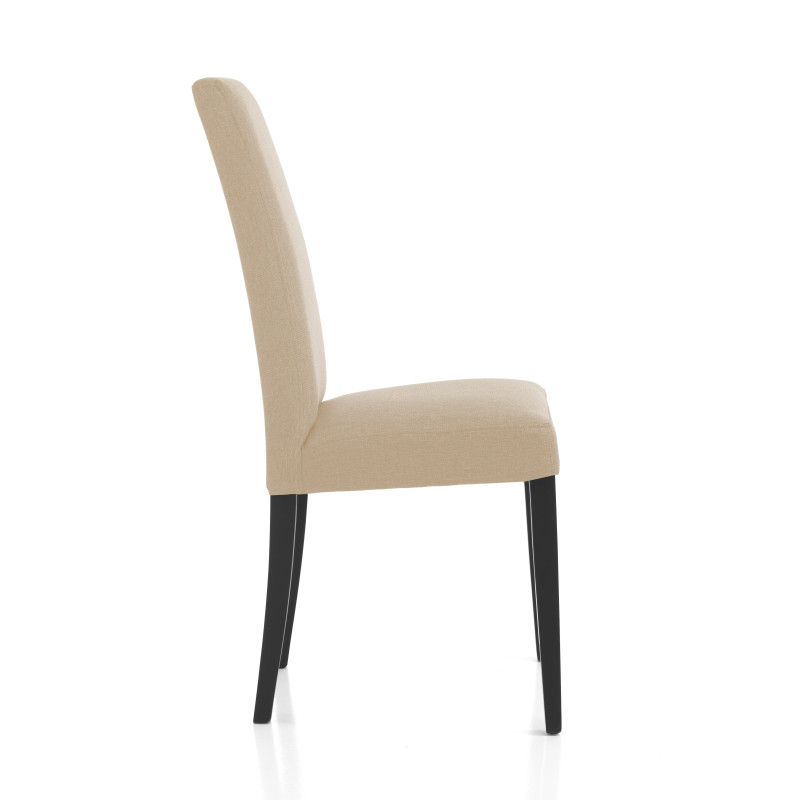 Sedia Lella Tessuto Beige L74 P46 H103 Cm