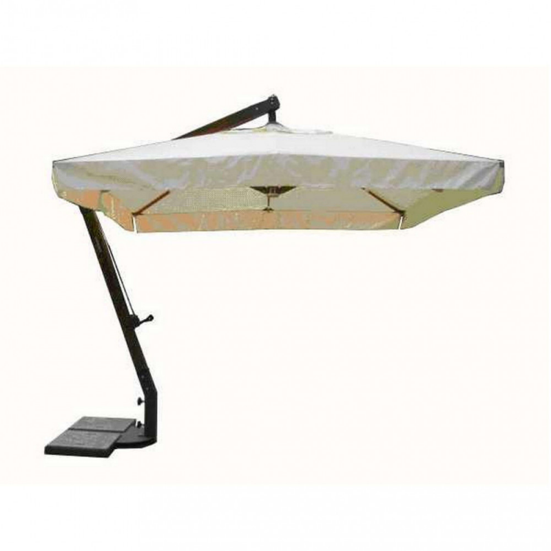 OMBRELLONE VENERE NERO DE LUXE P/L 3 X 3