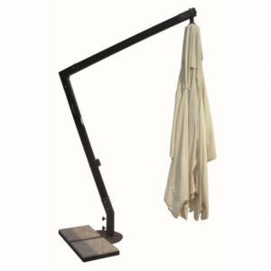 Zoom OMBRELLONE VENERE NERO DE LUXE P/L 3 X 4