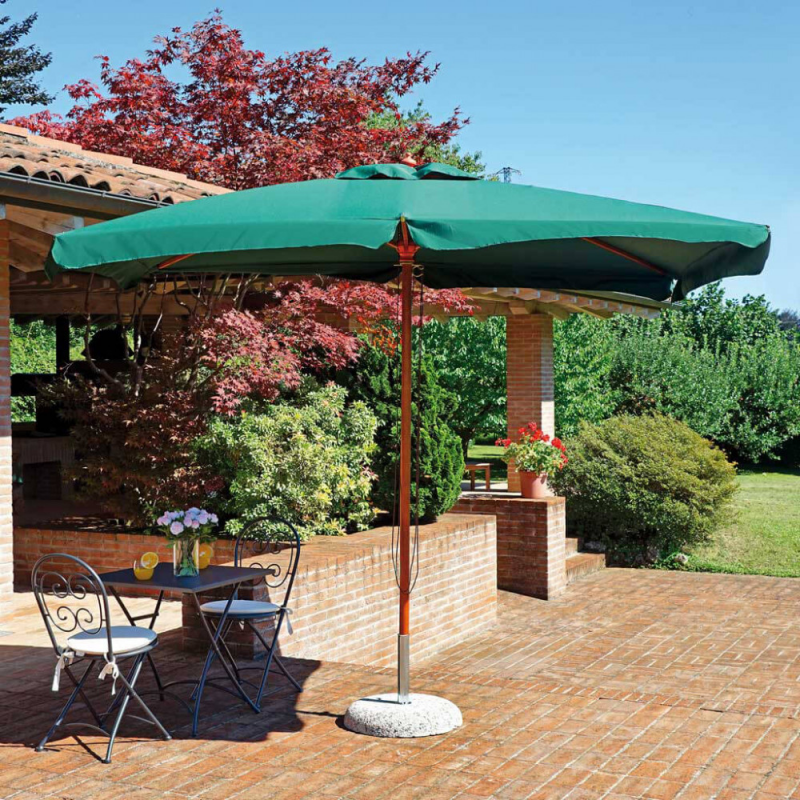 Ombrellone Fantasy 2x3 palo centrale rettangolare giardino
