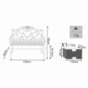 PANCA DOLLIE BIANCO ANTICO