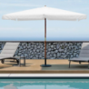 Ombrellone Fantasy palo centrale 3x4 m giardino elegante