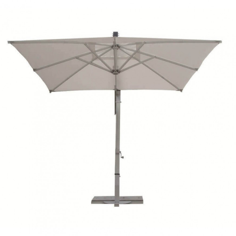 Ombrellone Venere Bianco De Luxe 3x4 palo laterale giardino