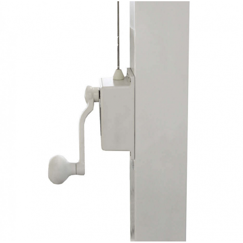 Ombrellone Venere Bianco De Luxe 3x4 palo laterale giardino
