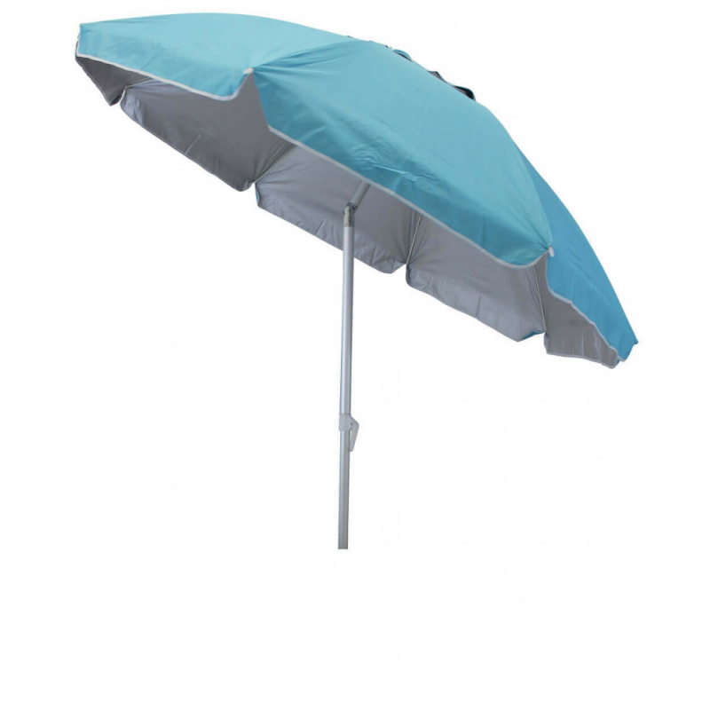 Ombrellone spiaggia palo alluminio 200 cm tondo resistente