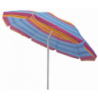 Ombrellone spiaggia poly 180 cm assortiti palo centrale