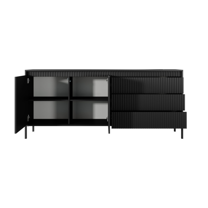 Madia Gharbo Black H9Xl200Xp46 Cm