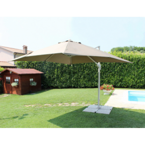 Zoom OMBRELLONE SATURNO TORTORA P/L 3 X 4 TELO TORTORA