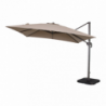 OMBRELLONE SATURNO TAUPE P/L 3 X 4 TELO TORTORA