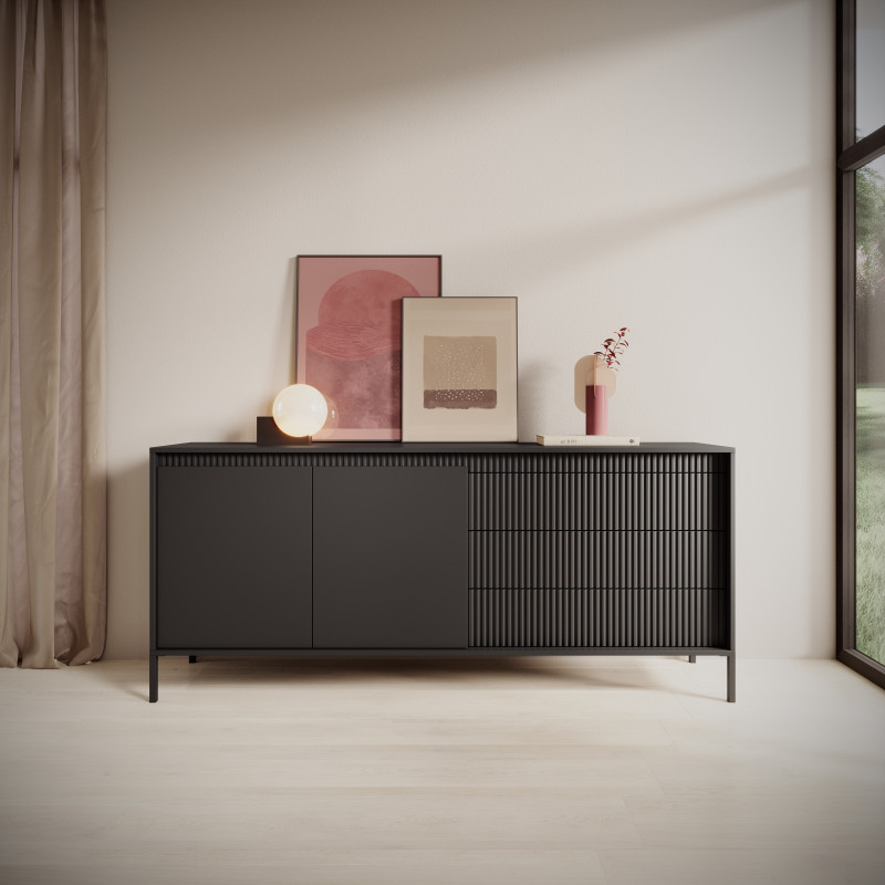 Madia Gharbo Black H9Xl200Xp46 Cm