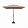 Ombrellone Nice taupe palo centrale 2x2 elegante e resistente