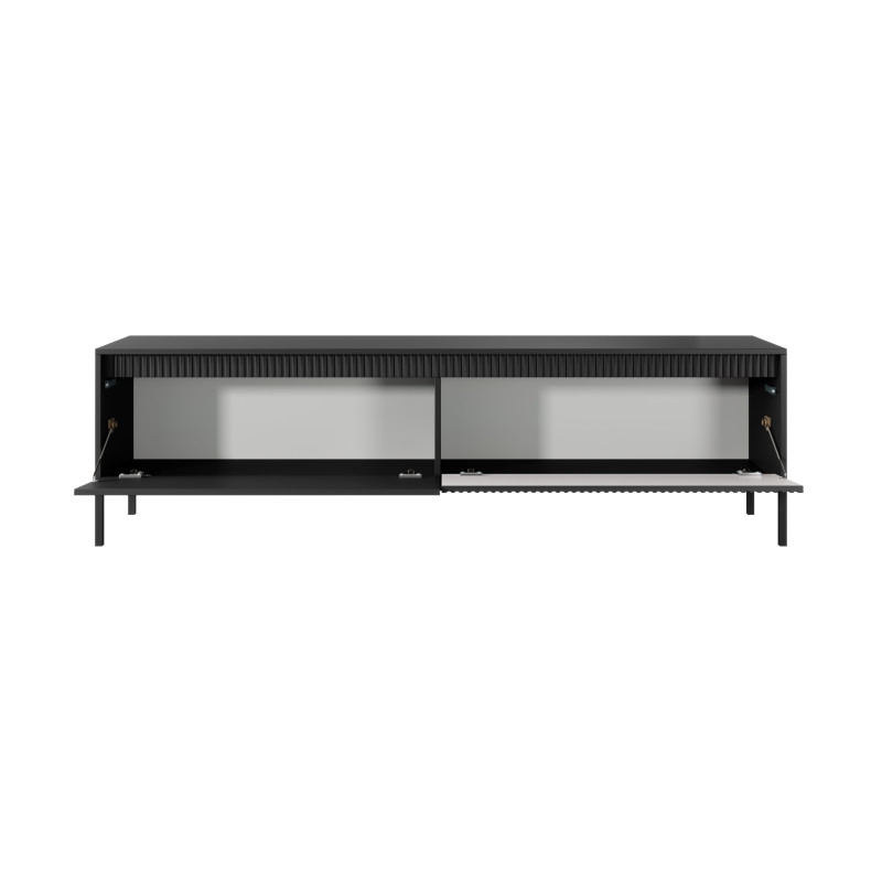 Porta Tv Gharbo Black H12Xl200Xp46 Cm