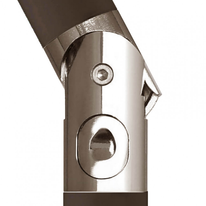 Ombrellone Nice taupe palo centrale 2x3 elegante e resistente