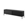 Porta Tv Gharbo Black H12Xl200Xp46 Cm