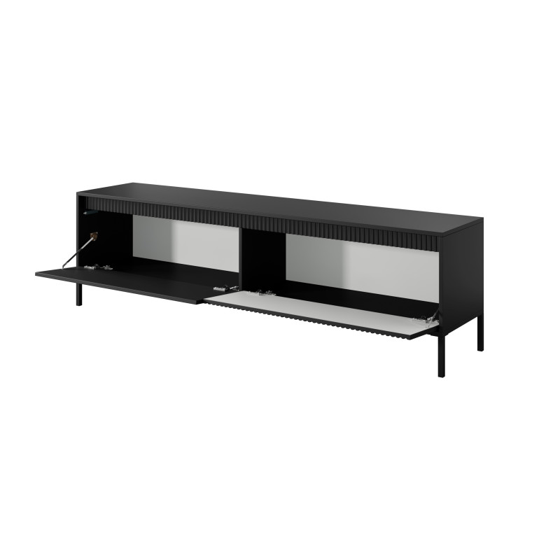 Porta Tv Gharbo Black H12Xl200Xp46 Cm