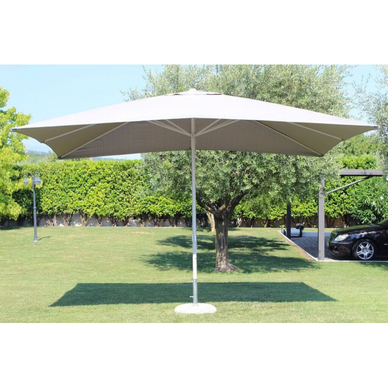 OMBRELLONE MERCURIO 3 X 3 P/C TORTORA TELO GRIGIO