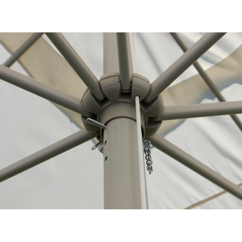 OMBRELLONE MERCURIO 3 X 3 P/C TORTORA TELO GRIGIO