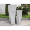 Set Vasi Margherita in Plastica per Interno ed Esterno