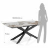 Tavolo Allungabile Ovale 170X100X17 Cm