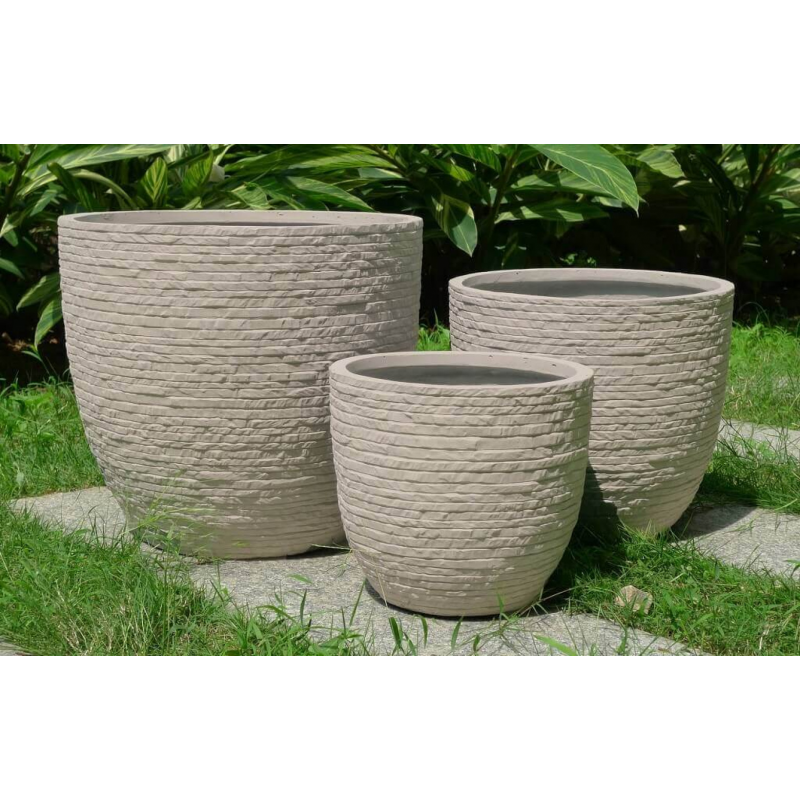 Set vasi Ciclamino moderni e resistenti per giardino e terrazzo