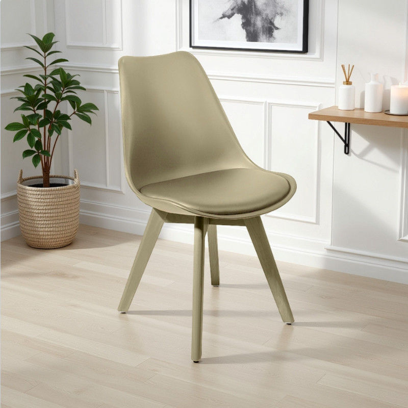 Sedia Kiki Evo Sand 60 X 56 X H48 Cm