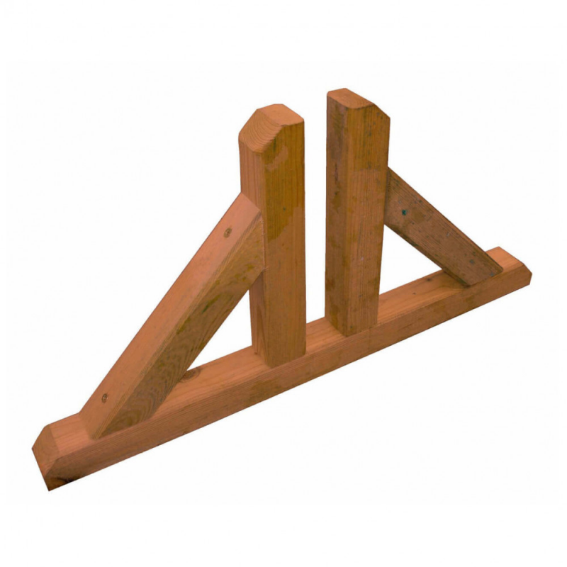 Piedino doppio sostegno griglia 60x45x30 accessorio giardino