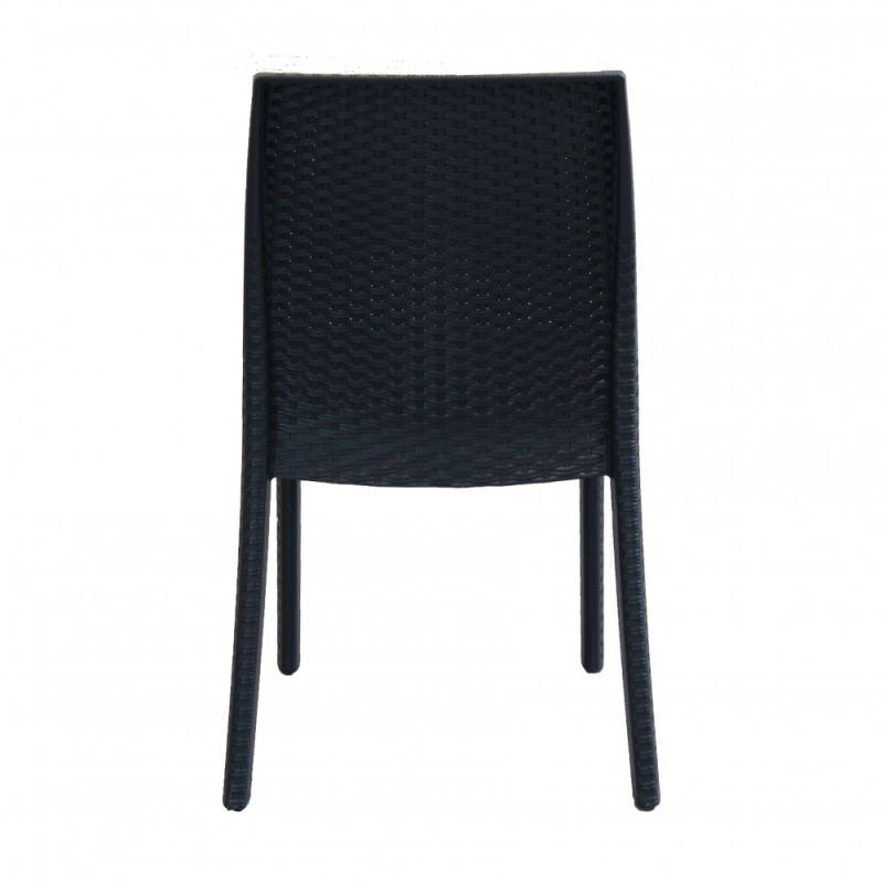 Sedia Virginia in polimerico per giardino - Antracite