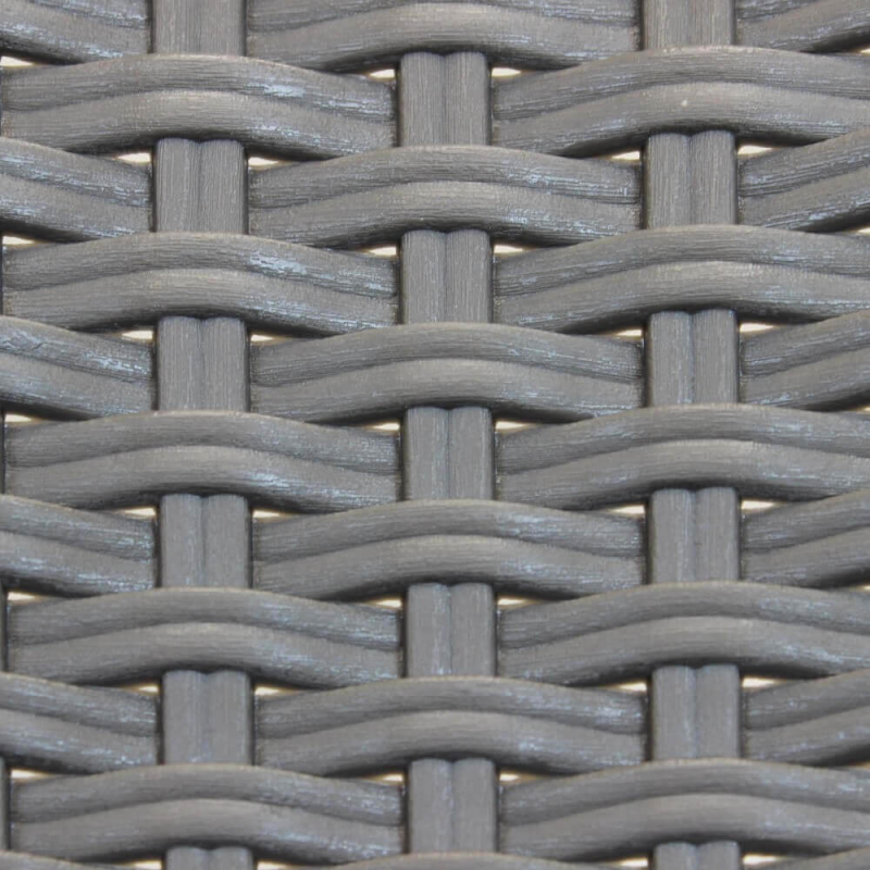 Poltrona Indiana Taupe in Wicker per Giardino e Casa