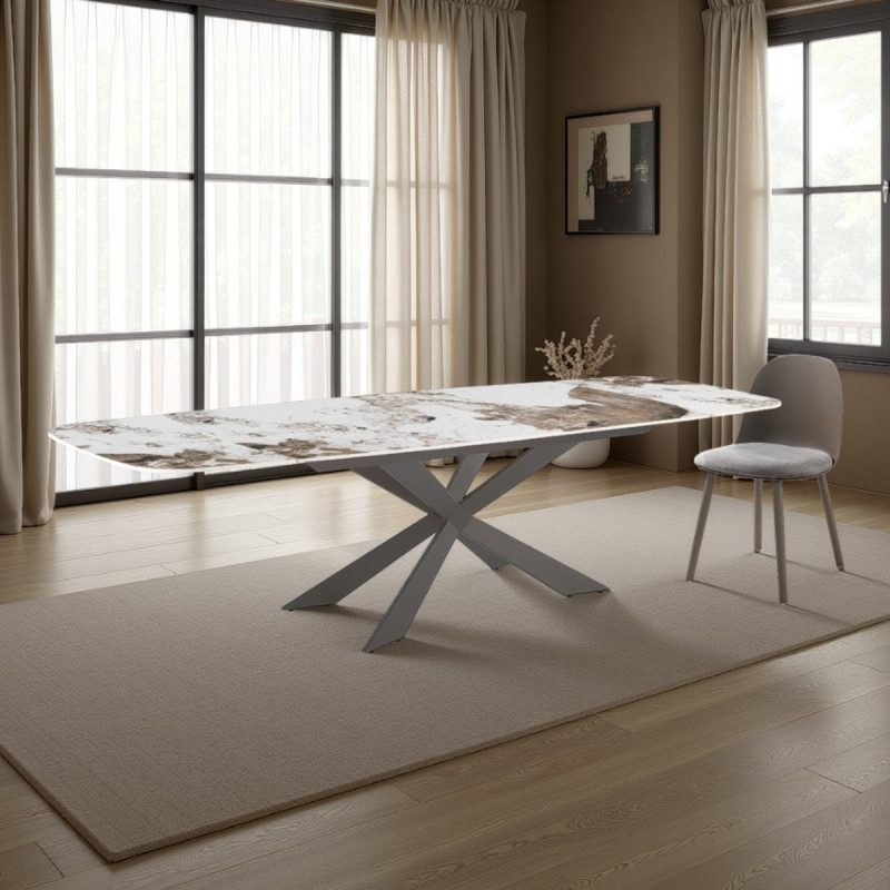 Tavolo Allungabile Ovale 131X90X16,5 Cm