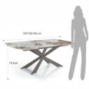 Tavolo Allungabile Ovale 131X90X16,5 Cm