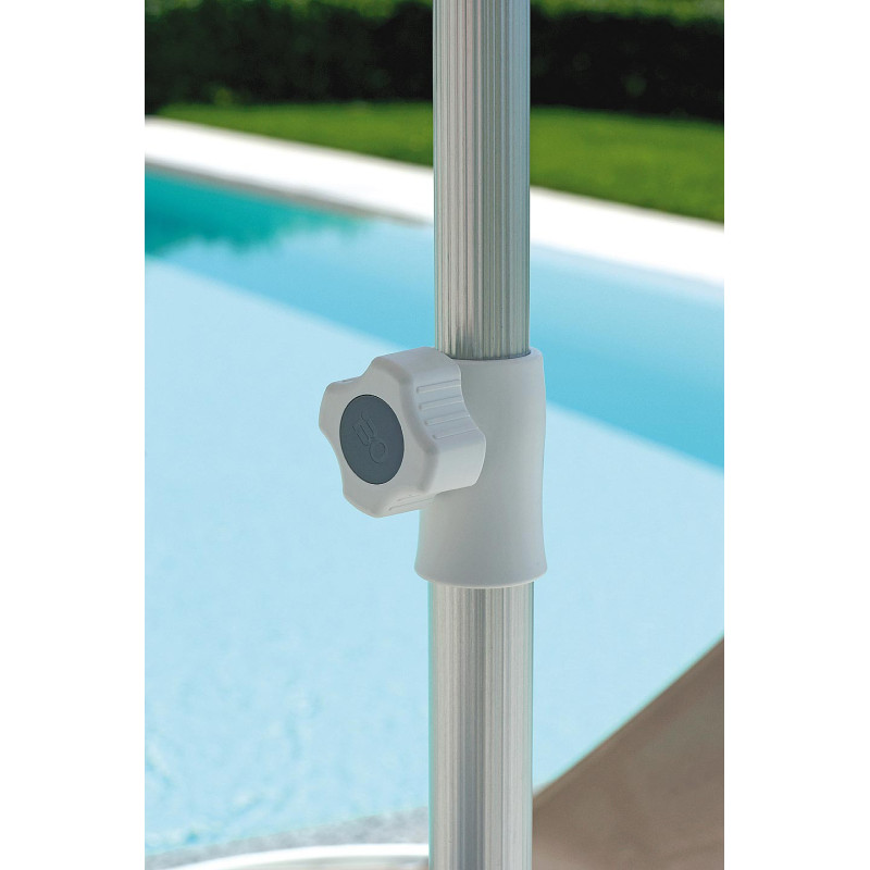 Ombrellone Ponente Paragon Olefin 2.5x2.5 alluminio Moia