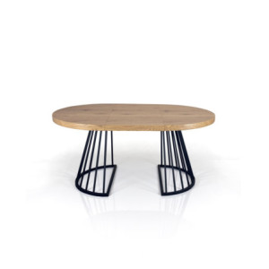 Zoom Tavolo Rotondo Allungabile Fear Wood 120 X 62 X 28 Cm
