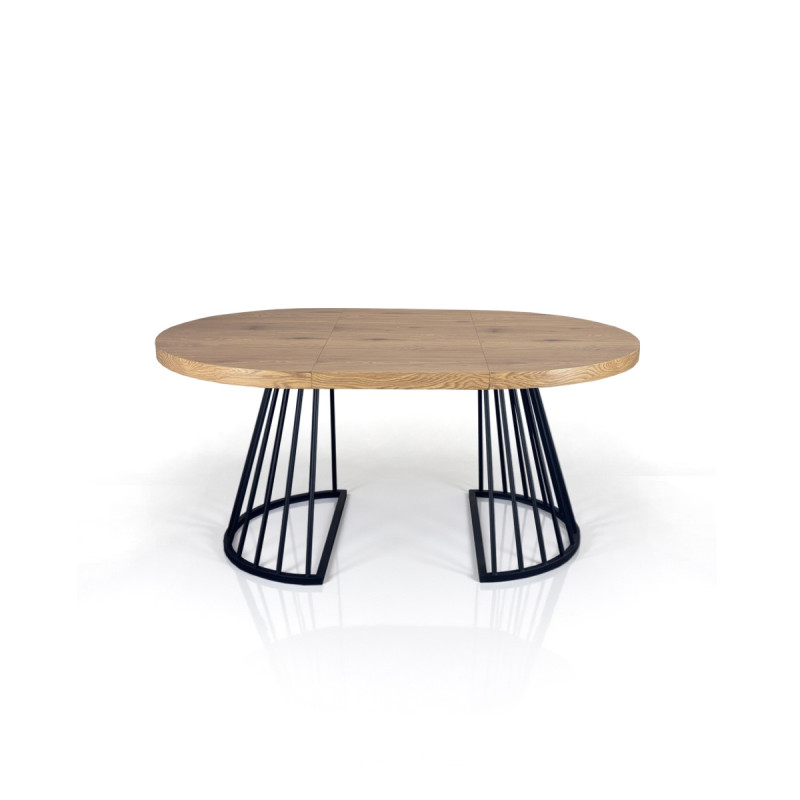 Tavolo Rotondo Allungabile Fear Wood 120 X 62 X 28 Cm