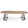 Tavolo Rotondo Allungabile Fear Wood 120 X 62 X 28 Cm
