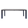 Tavolo Arenzano 211/276 Alluminio Antracite Top Alluminio Effetto Legno Moia